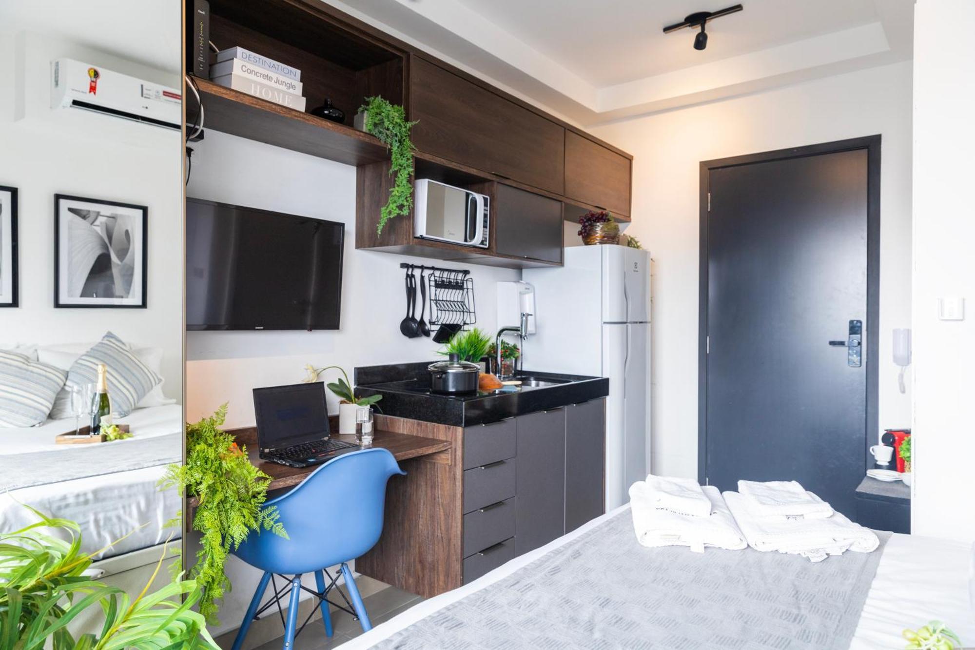 Estudios Modernos Na Oscar Freire - Pinheiros サンパウロ 部屋 写真